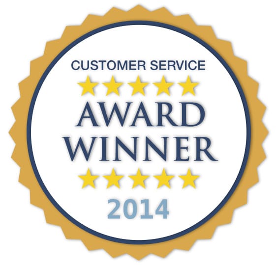 2014 Customer Service Award!